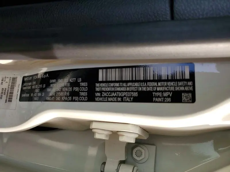 2016 JEEP RENEGADE SPORT  