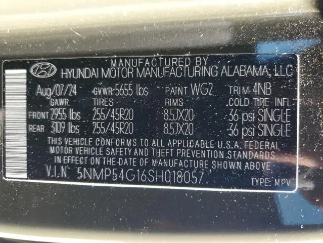 2025 HYUNDAI SANTA FE CALLIGRAPHY  