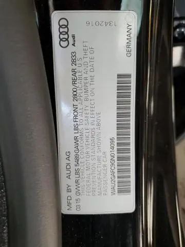 2016 AUDI A7 PRESTIGE  