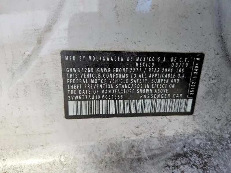 2019 VOLKSWAGEN GTI S  