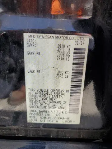 2014 NISSAN ALTIMA 2.5  