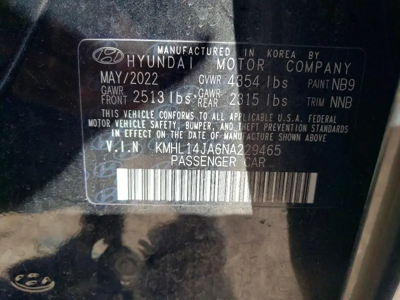 2022 HYUNSONATA