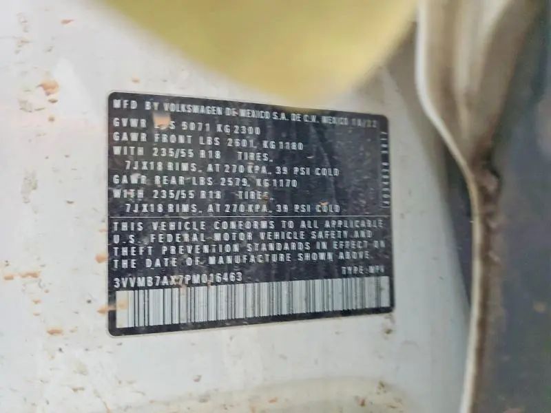 2023 VOLKSWAGEN TIGUAN SE  