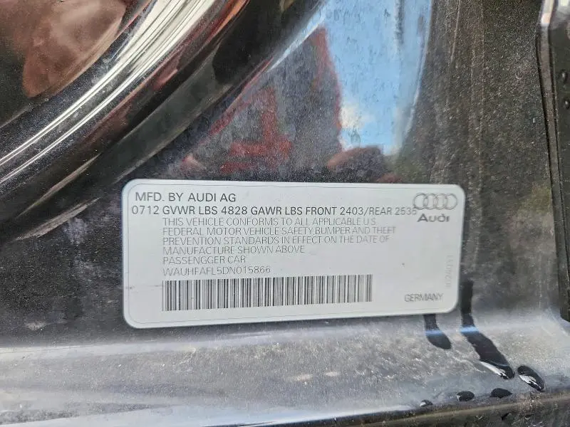 2013 AUDI A4 PREMIUM PLUS  