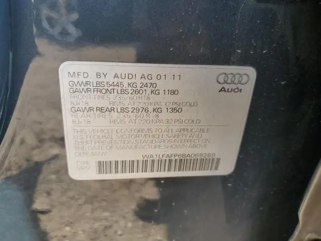 2011 AUDI Q5 PREMIUM PLUS  