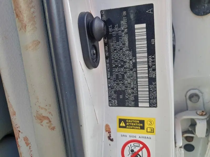 2012 TOYOTA HIGHLANDER LIMITED  