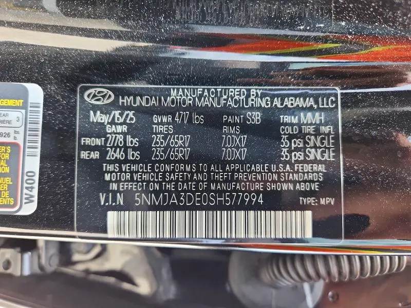 2025 HYUNDAI TUCSON SE  