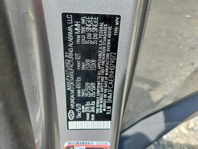 2022 HYUNDAI TUCSON SEL  