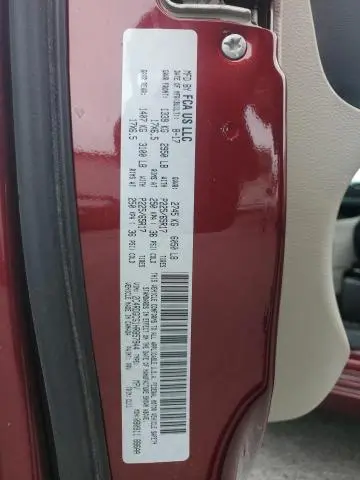2017 DODGE GRAND CARAVAN SXT  