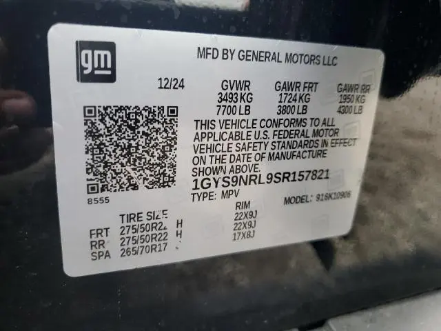 2025 CADILLAC ESCALADE ESV SPORT  