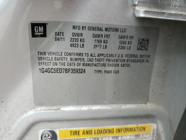 2011 BUICK LACROSSE CXL  