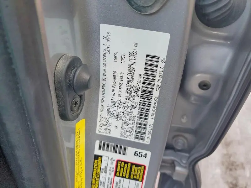 2018 TOYOTA TACOMA LIMITED  