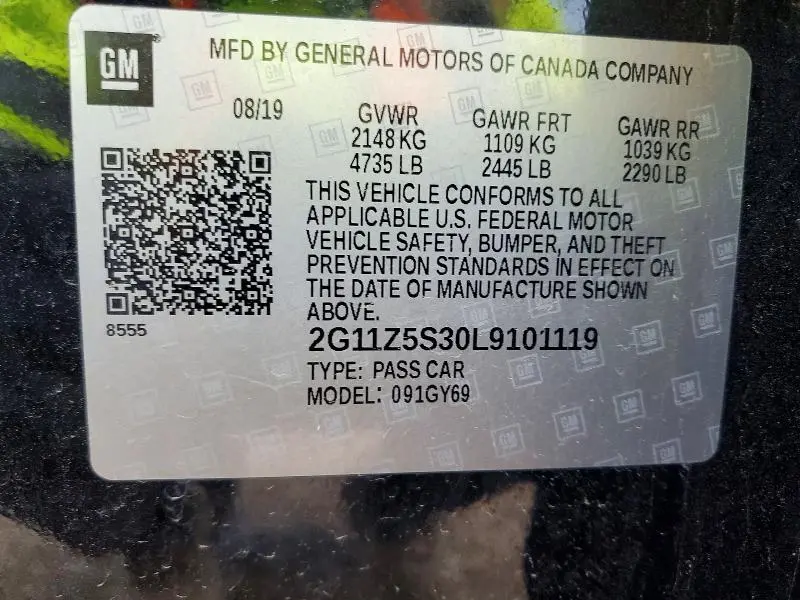 2020 CHEVROLET IMPALA LT  