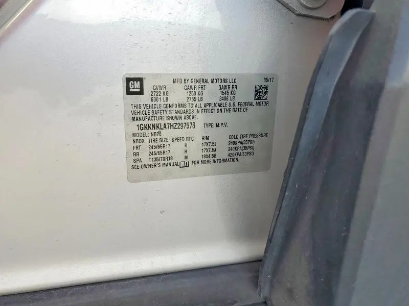 2017 GMC ACADIA SLE  
