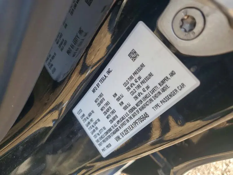2023 TESLA MODEL 3   