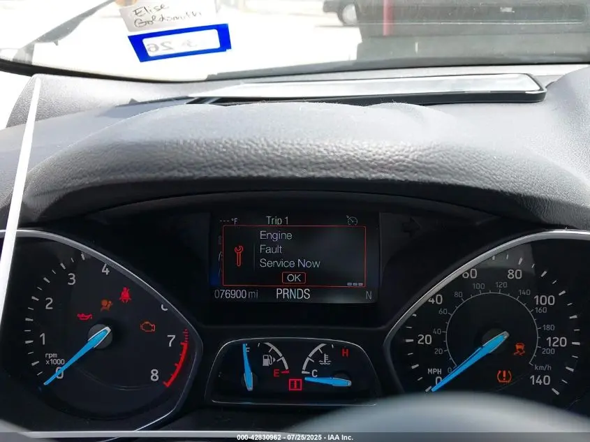 2017 FORD ESCAPE S