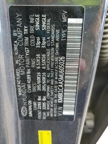 2021 HYUNDAI KONA SE  