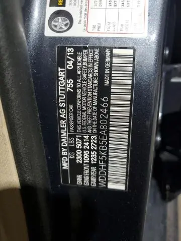 2014 MERCEDES-BENZ E 350  