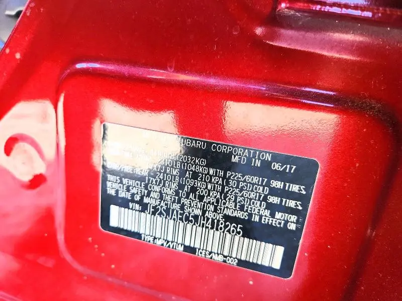 2018 SUBARU FORESTER 2.5I PREMIUM  