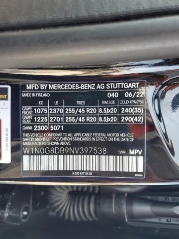 2022 MERCEDES-BENZ GLC 300  