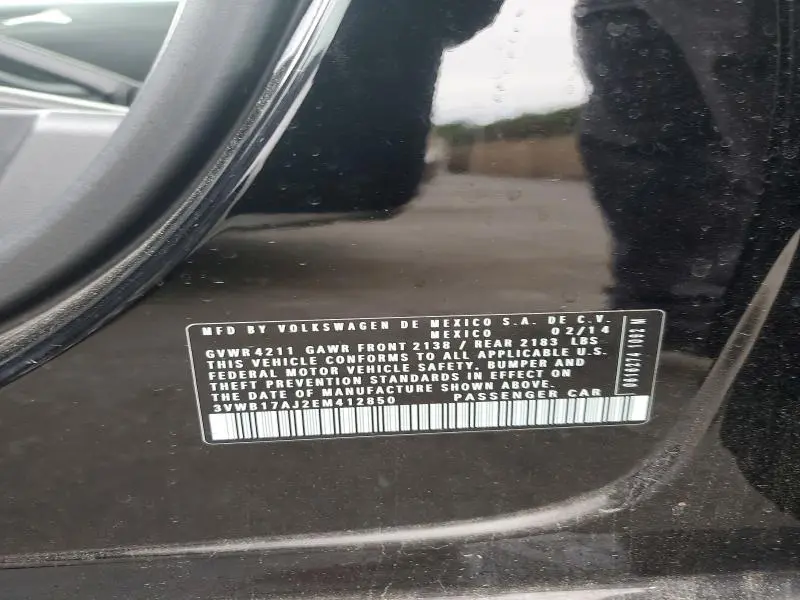 2014 VOLKSWAGEN JETTA SE  