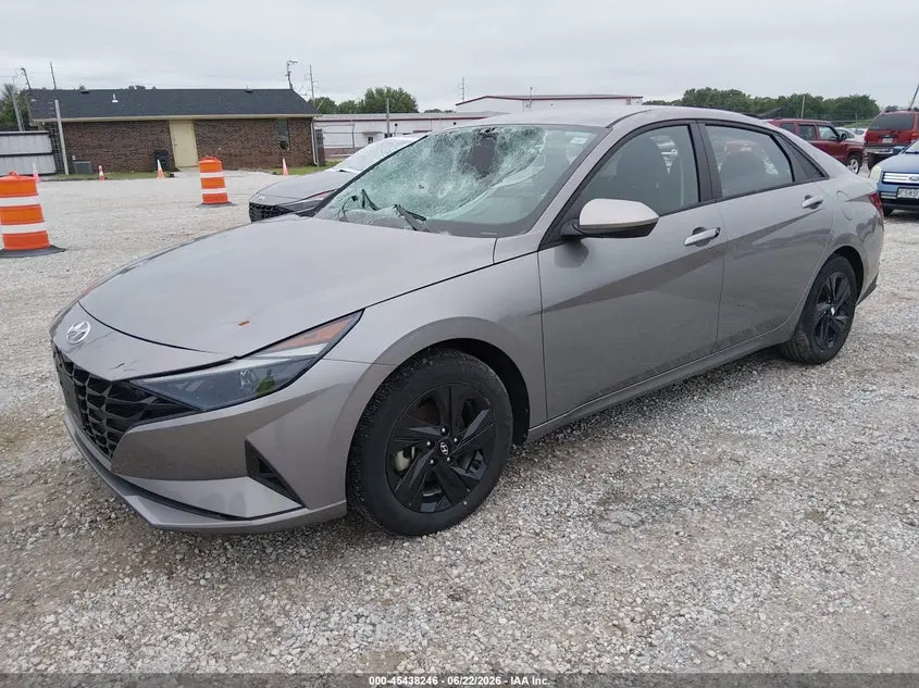 2023 HYUNDAI ELANTRA HYBRID BLUE