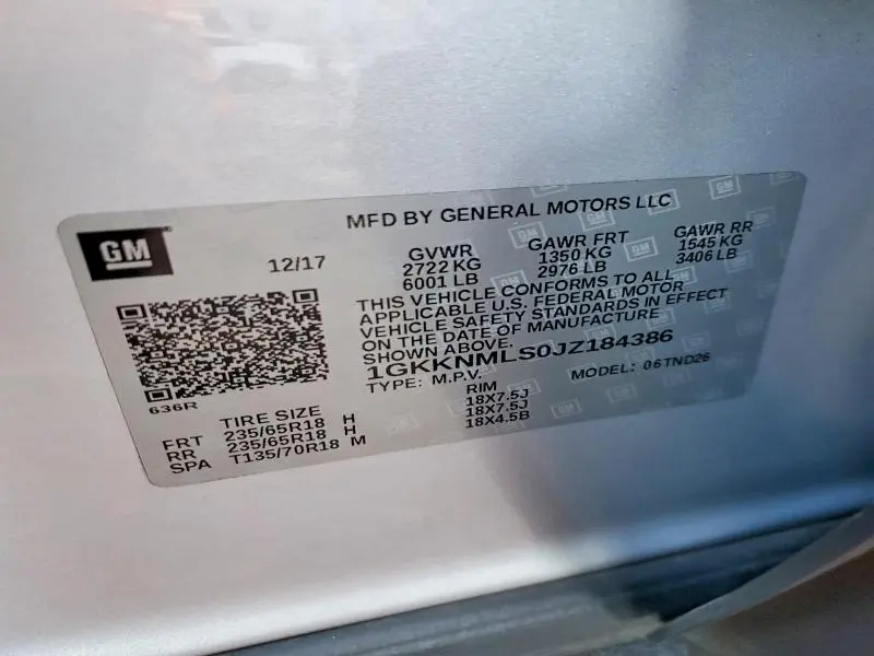 2018 GMC ACADIA SLT-1  