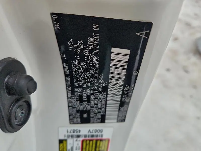 2011 TOYOTA SIENNA XLE  