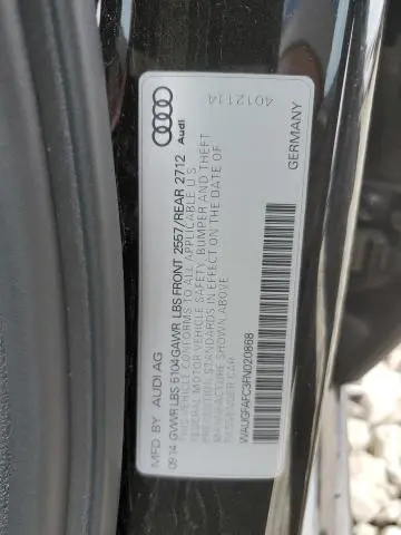 2015 AUDI A6 PREMIUM PLUS  