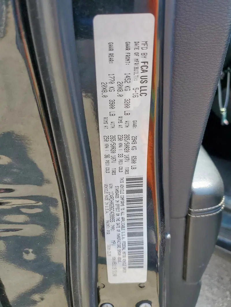 2016 DODGE DURANGO SXT  