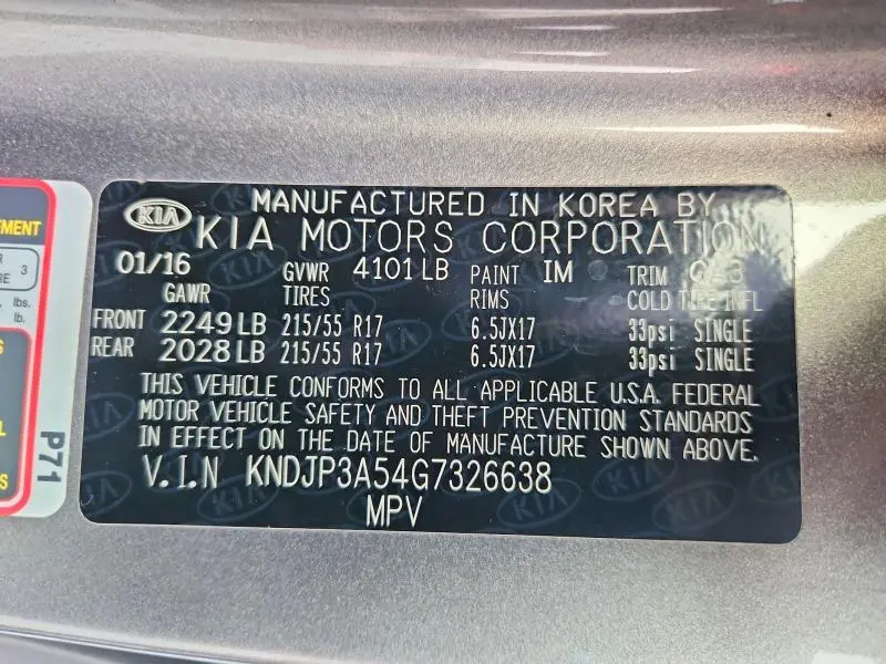 2016 KIA SOUL +  