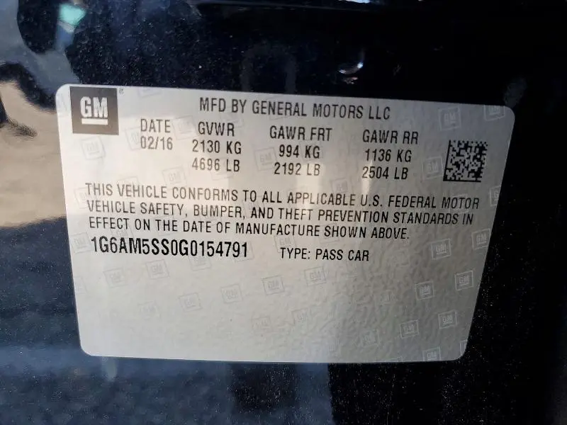 2016 CADILLAC ATS PREMIUM  