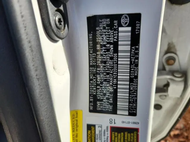 2013 TOYOTA AVALON BASE  