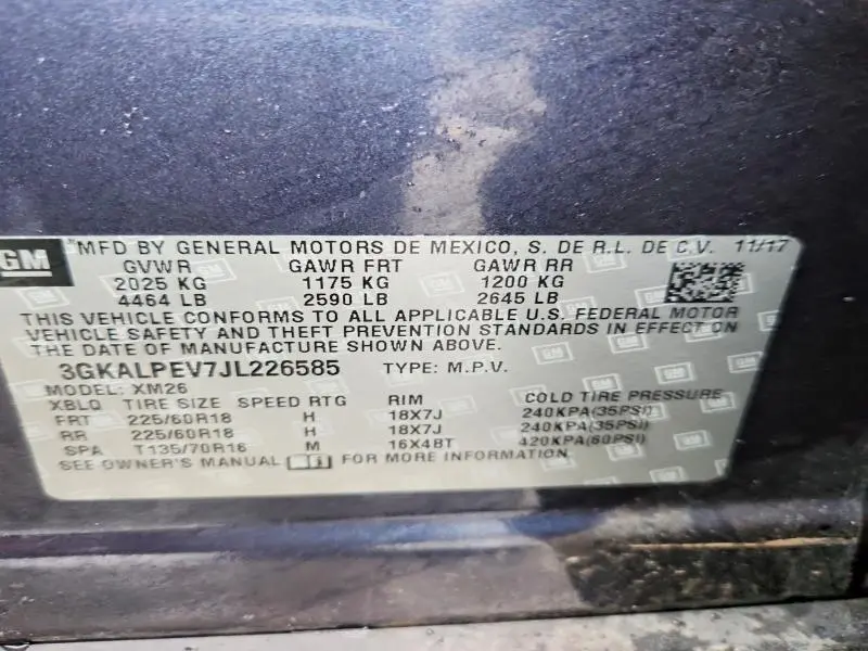 2018 GMC TERRAIN SLT  