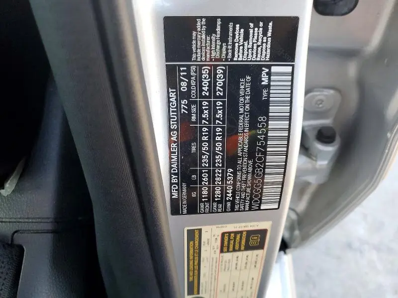 2012 MERCEDES-BENZ GLK 350  