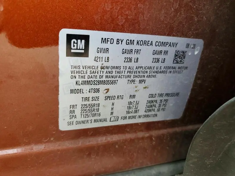 2021 BUICK ENCORE GX SELECT  