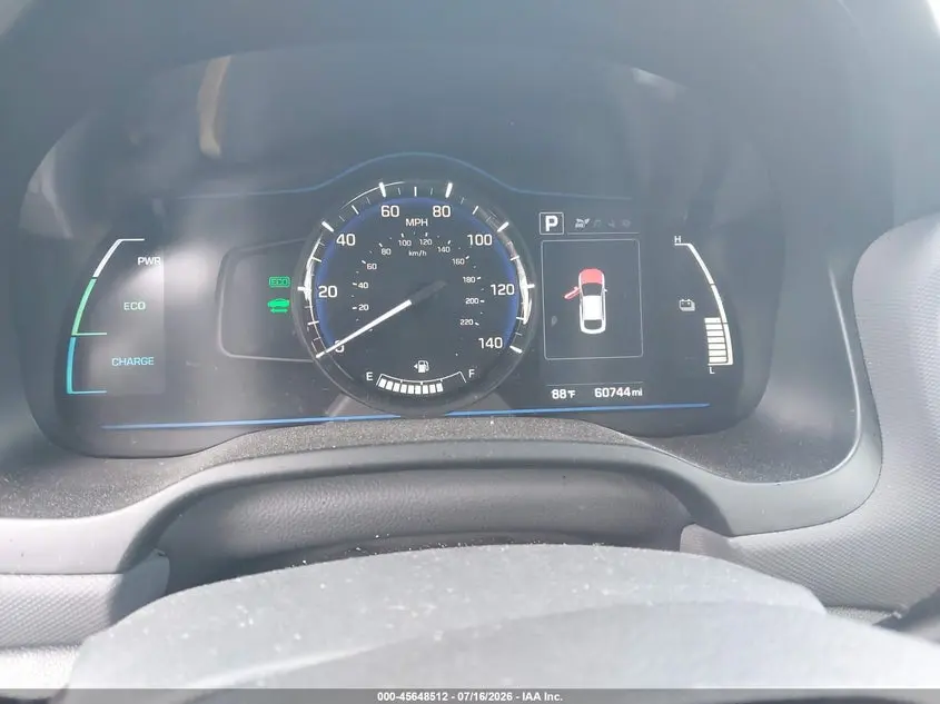 2019 HYUNDAI IONIQ HYBRID BLUE