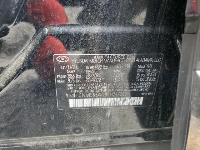 2020 HYUNDAI SANTA FE LIMITED