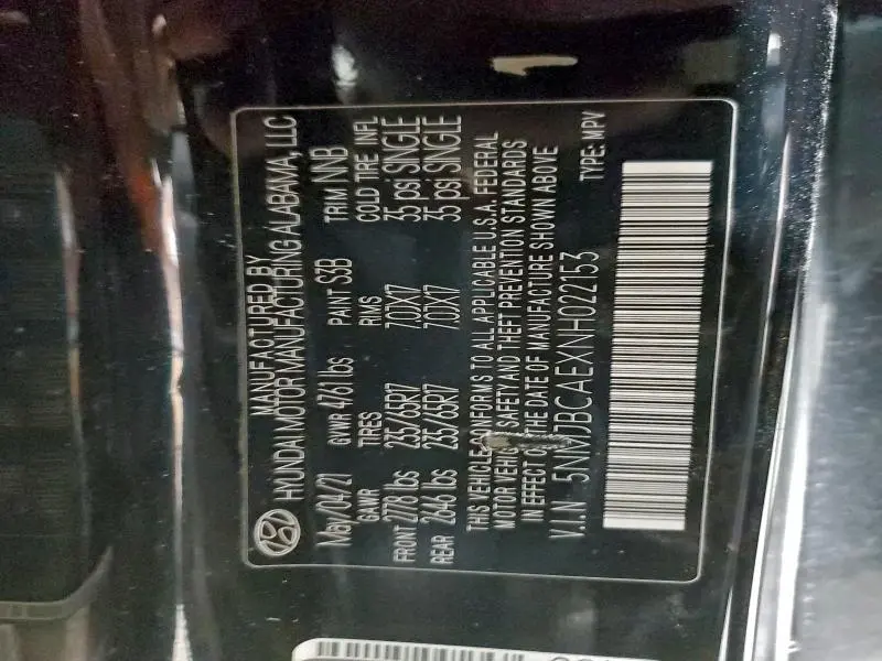 2022 HYUNDAI TUCSON SEL  