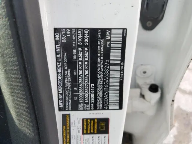 2016 MERCEDES-BENZ GLE 350