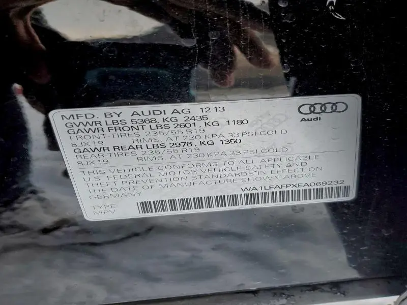 2014 AUDI Q5 PREMIUM PLUS  
