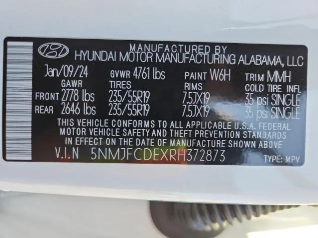 2024 HYUNDAI TUCSON SEL  