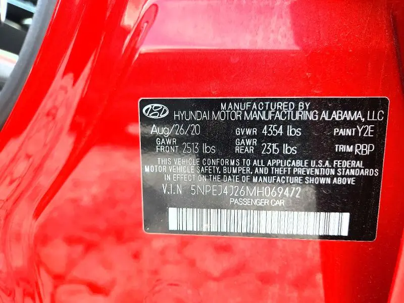 2021 HYUNDAI SONATA SEL PLUS  