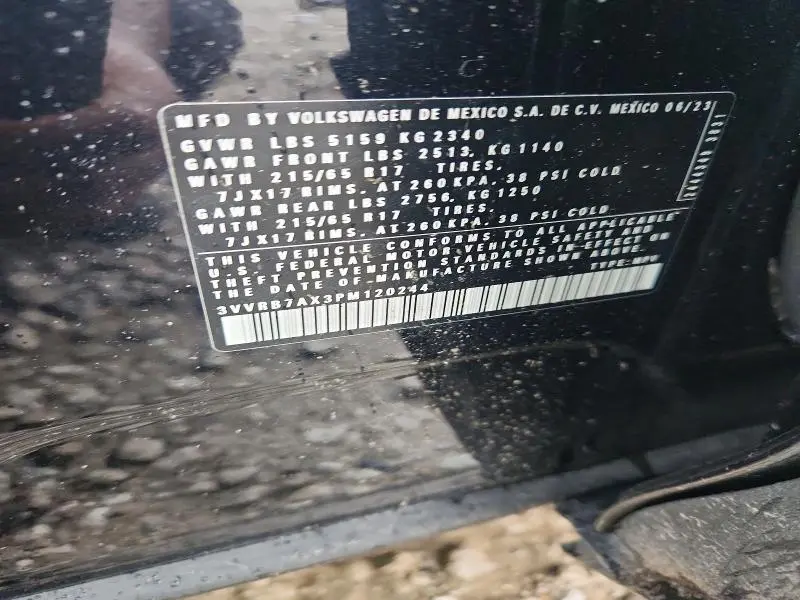 2023 VOLKSWAGEN TIGUAN S  