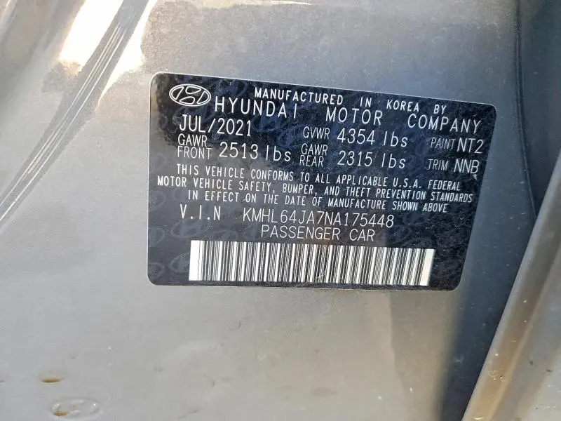 2022 HYUNDAI SONATA SEL  