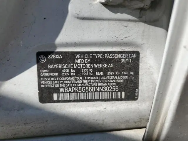 2011 BMW 328 XI SULEV