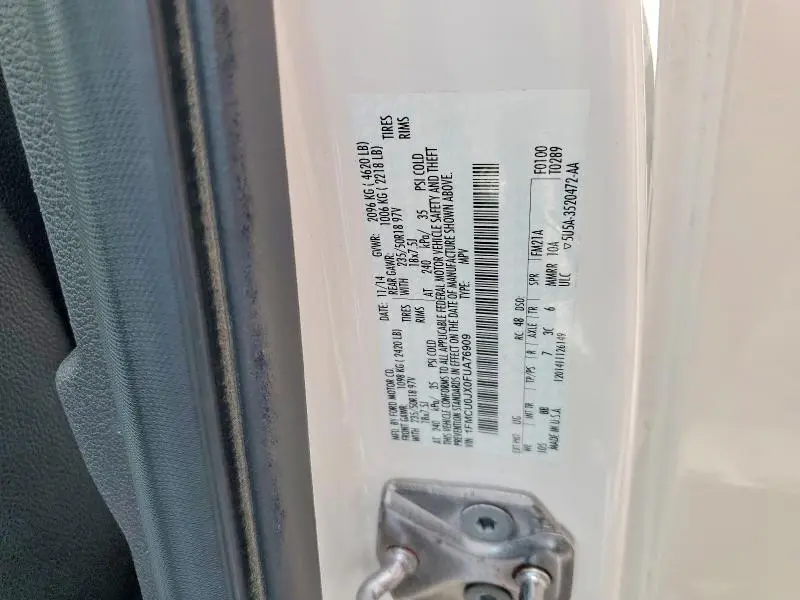2015 FORD ESCAPE TITANIUM  