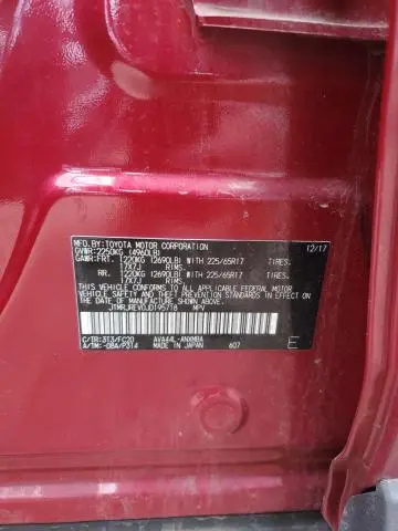 2018 TOYOTA RAV4 HV LE  