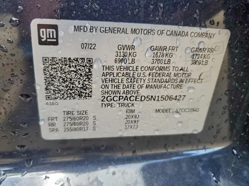 2022 CHEVROLET SILVERADO C1500 LT  