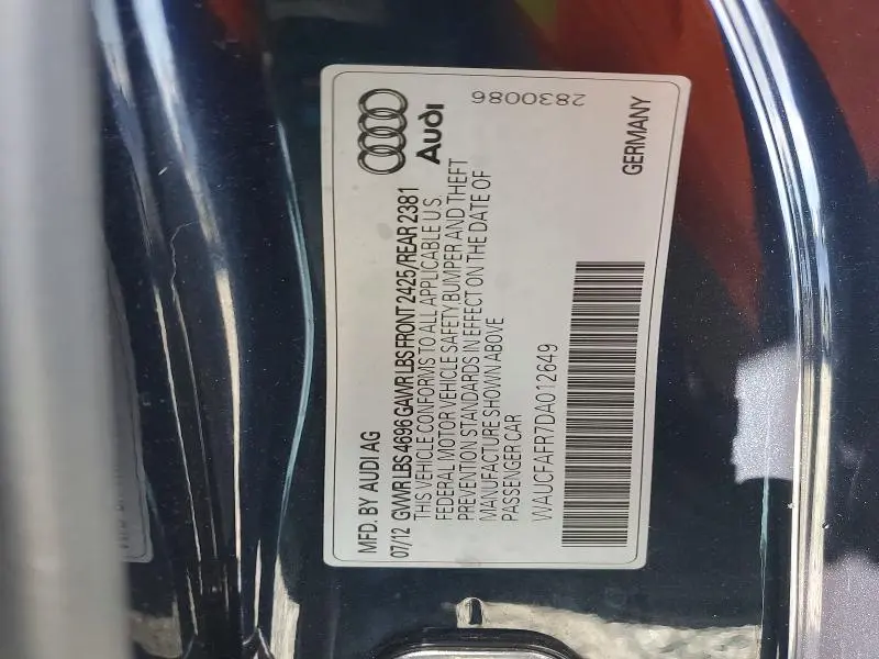 2013 AUDI A5 PREMIUM  